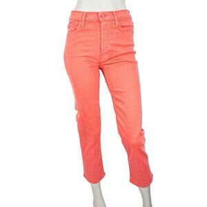 MOTHER Denim Tomcat Ankle Jeans in Paradise Pink Size 25